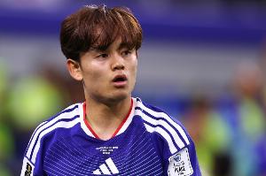 日媒:久保建英左膝受伤,确定无缘日本队的世界杯第二场小组赛
