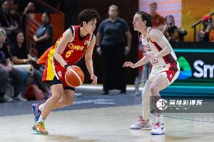 外线核心!杨舒予本届世界杯场均14.2分3板5.6助 三分命中率50%