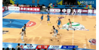 神仙球!胡明轩面对老队友赵睿 丝滑后仰出手 皮球空心入网